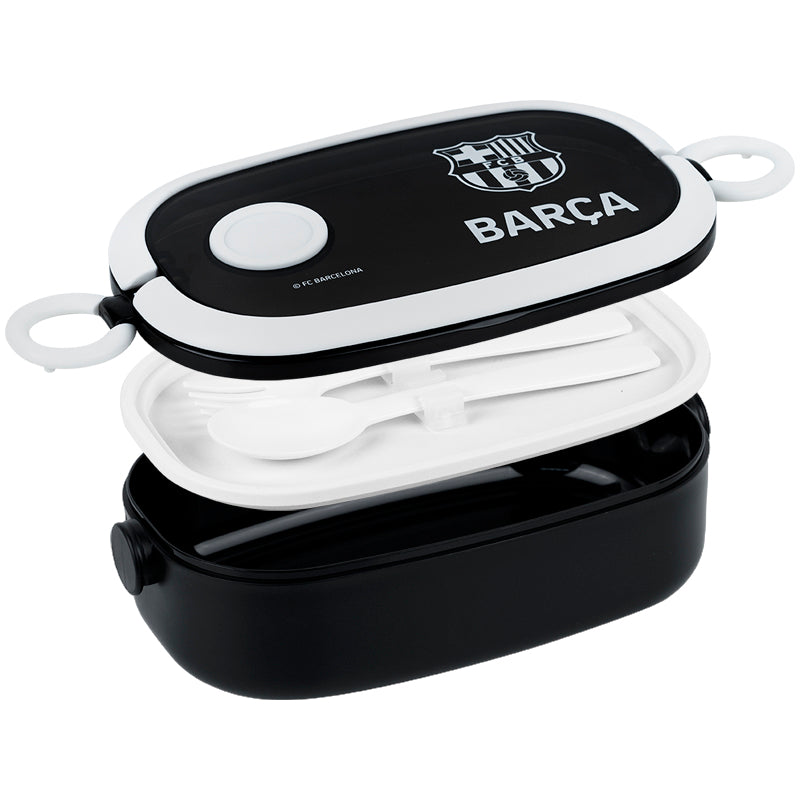 Lunchbox Kite FC Barcelona BC25-1180, 900 ml, black