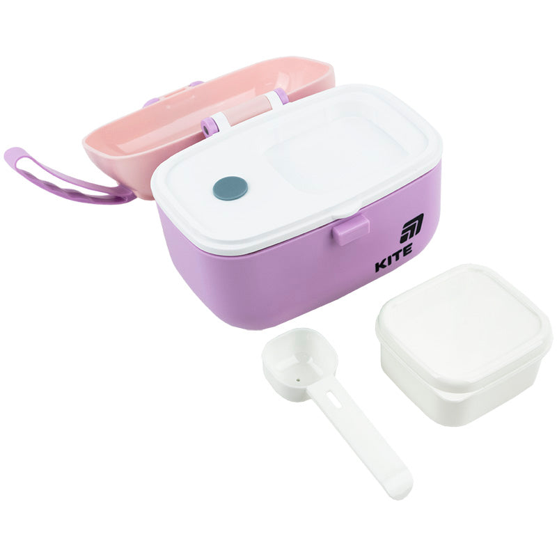 Lunchbox Kite K25-1185-1, 450 ml, purple