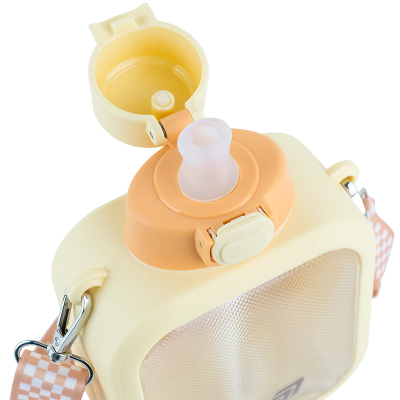 Water bottle Kite K25-1237-1, 700 ml, yellow
