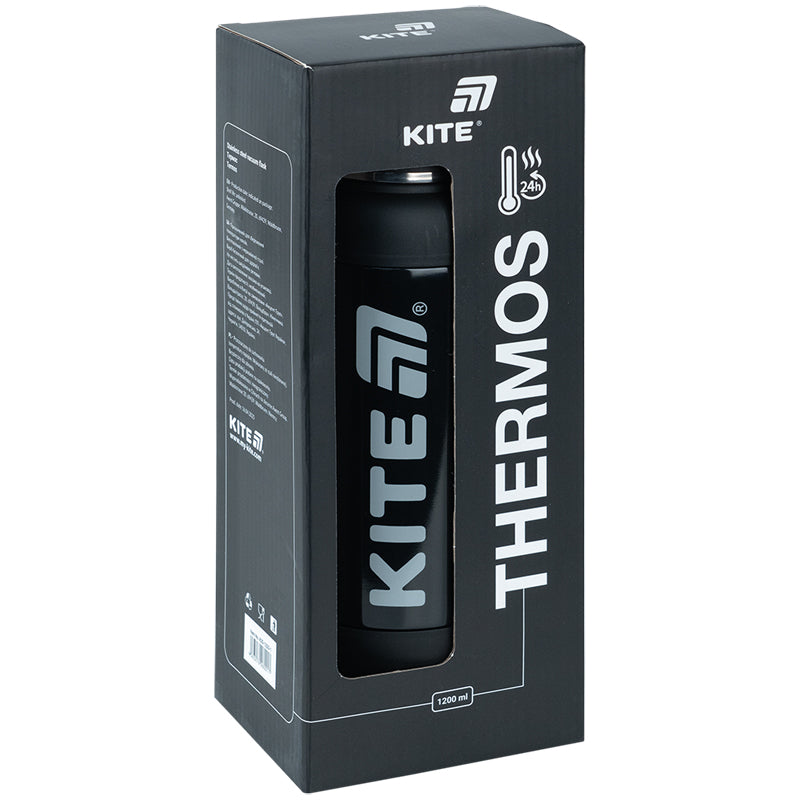 Thermos Kite K25-1225-1, 1200 ml, black