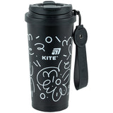 Термокружка Kite K25-1226-1, 550 мл, чорна