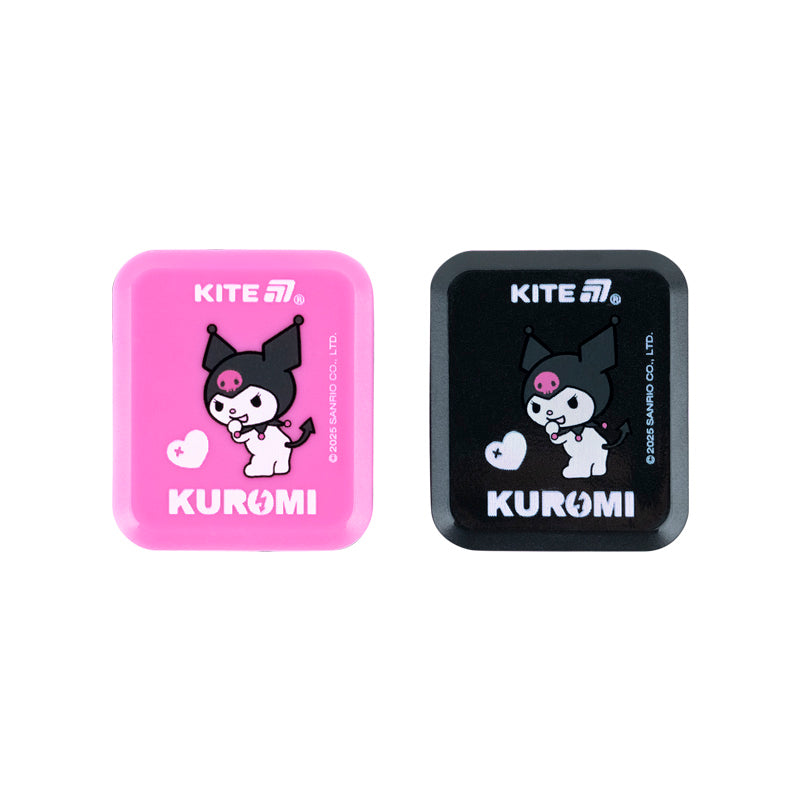 Pencil sharpener with container rectangular Kite Kuromi HK25-116-2