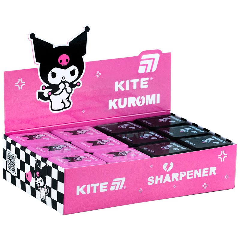 Pencil sharpener with container rectangular Kite Kuromi HK25-116-2