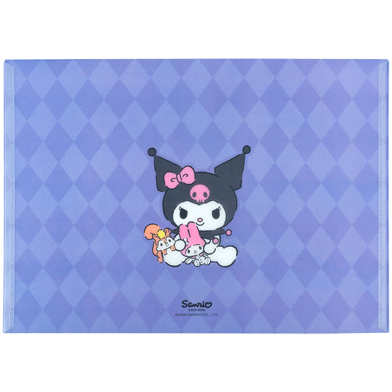 Папка на кнопці Kite Kuromi HK25-244-1, А4