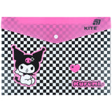 Папка на кнопці Kite Kuromi HK25-244-2, А4