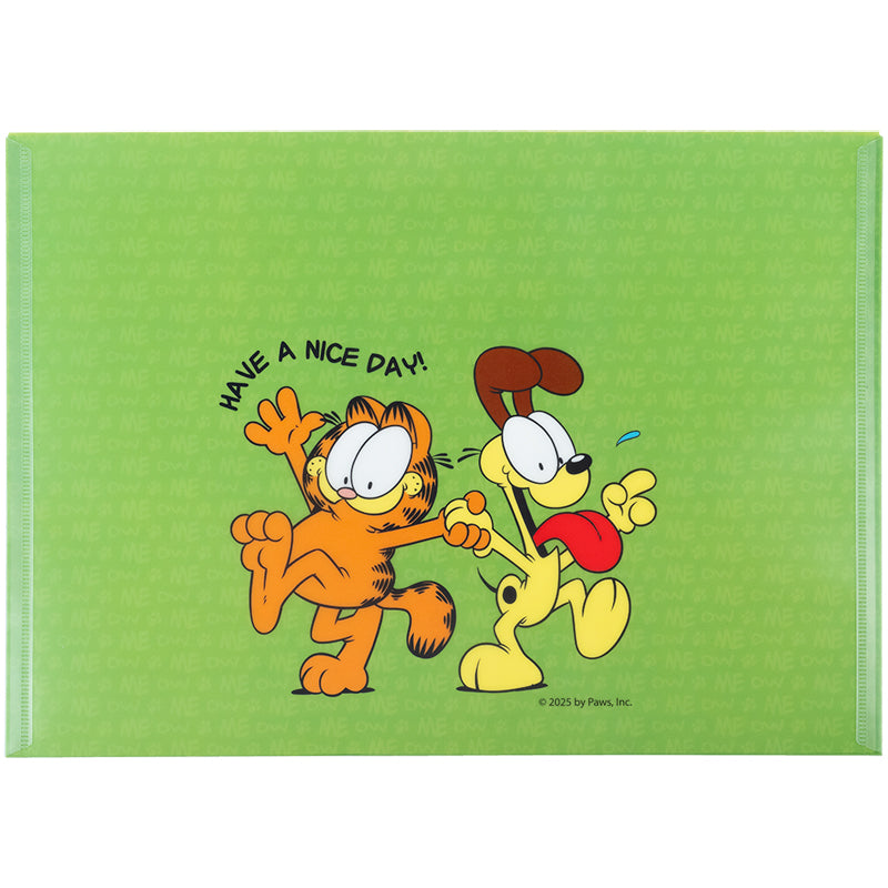 Folder with button Kite Garfield GF25-244-2, А4