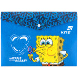 Папка на кнопці Kite SpongeBob SquarePants SB25-244, A4