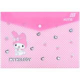 Папка на кнопці Kite My Melody HK25-244-3, А4