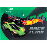 Папка на кнопці Kite Hot Wheels HW25-244, А4