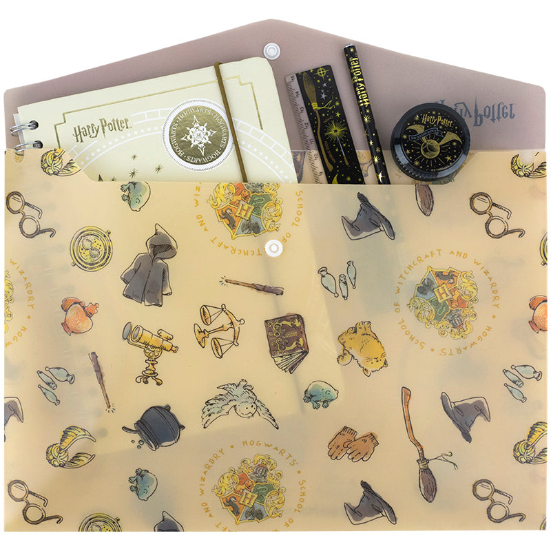 Folder with button Kite Harry Potter HP25-244-1, А4