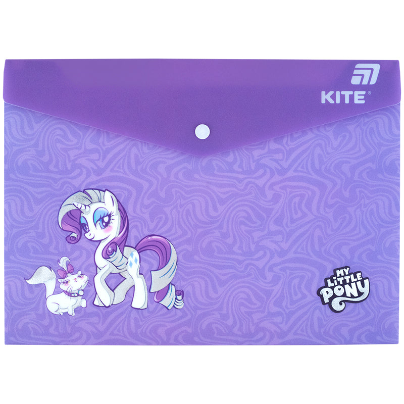 Folder with button Kite My Little Pony LP25-244, A4