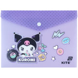 Folder with button Kite Kuromi HK25-244-1, А5