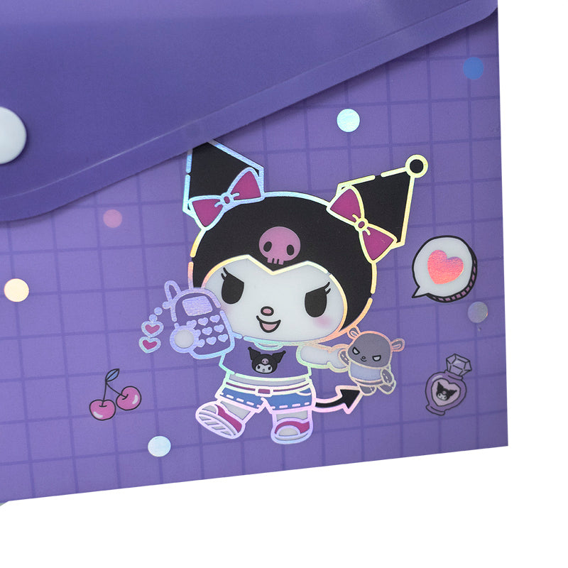 Folder with button Kite Kuromi HK25-246-1, DL