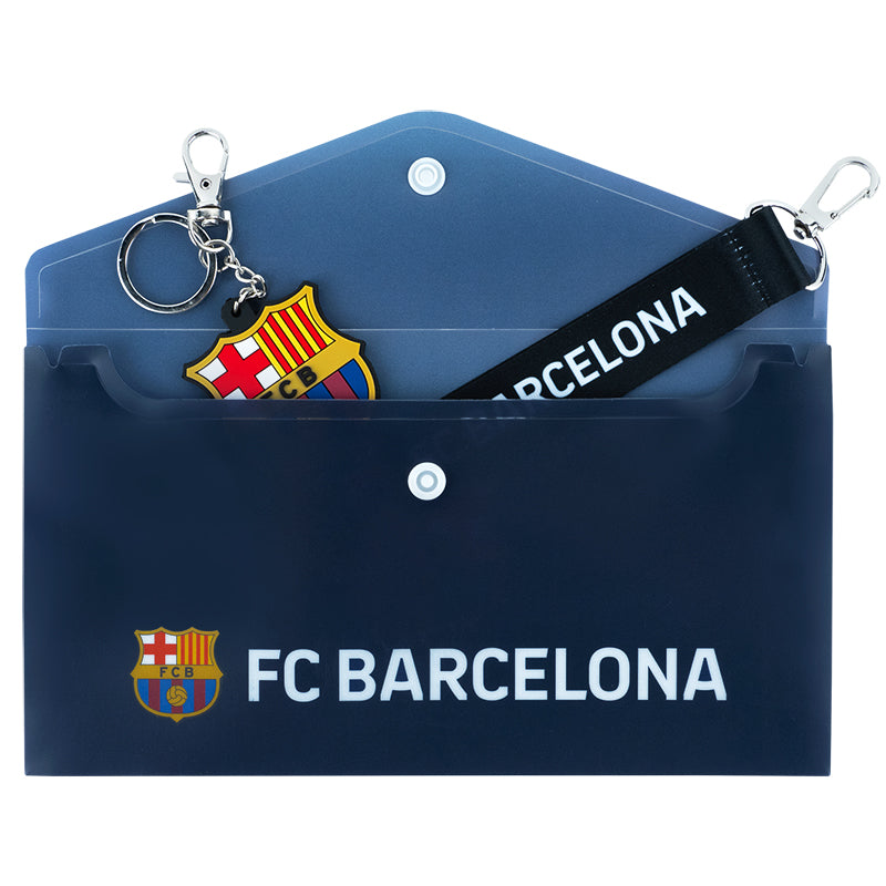Folder with button Kite FC Barcelona BC25-246, DL