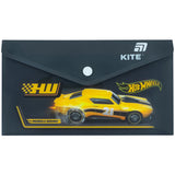 Folder with button Kite Hot Wheels HW25-246, DL