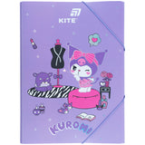 Folder with elastic bands Kite Kuromi HK25-247-1, A4