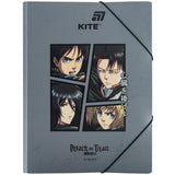 Folder with elastic bands Kite Attack on Titan AT25-247, A4