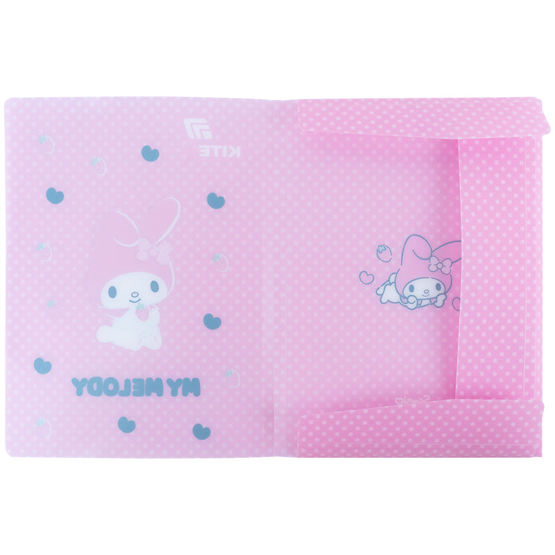 Folder with elastic bands Kite My Melody HK25-247-2, A4