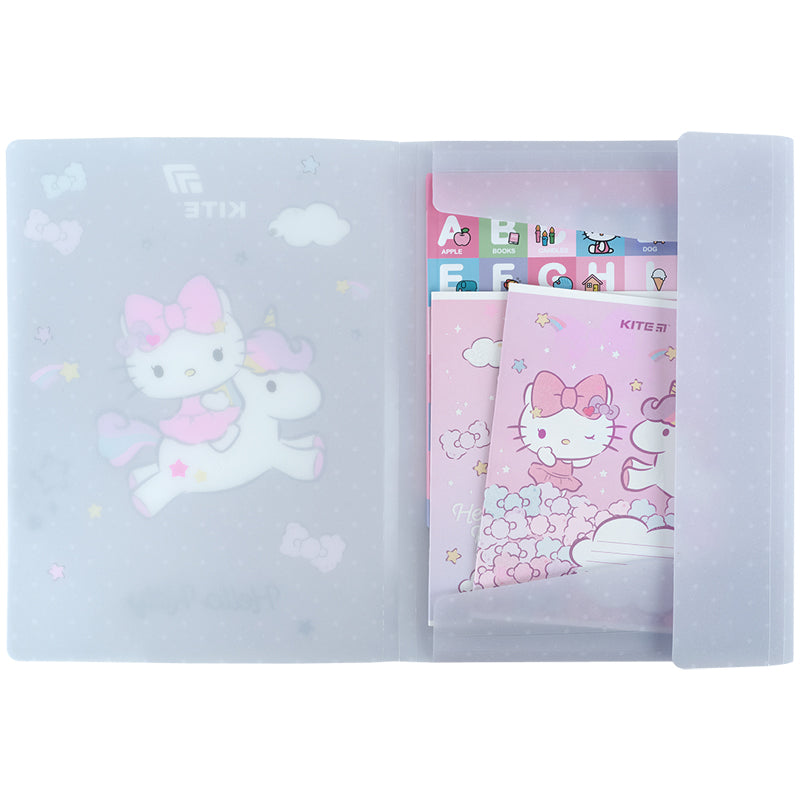 Folder with elastic bands Kite Hello Kitty HK25-247-3, A4