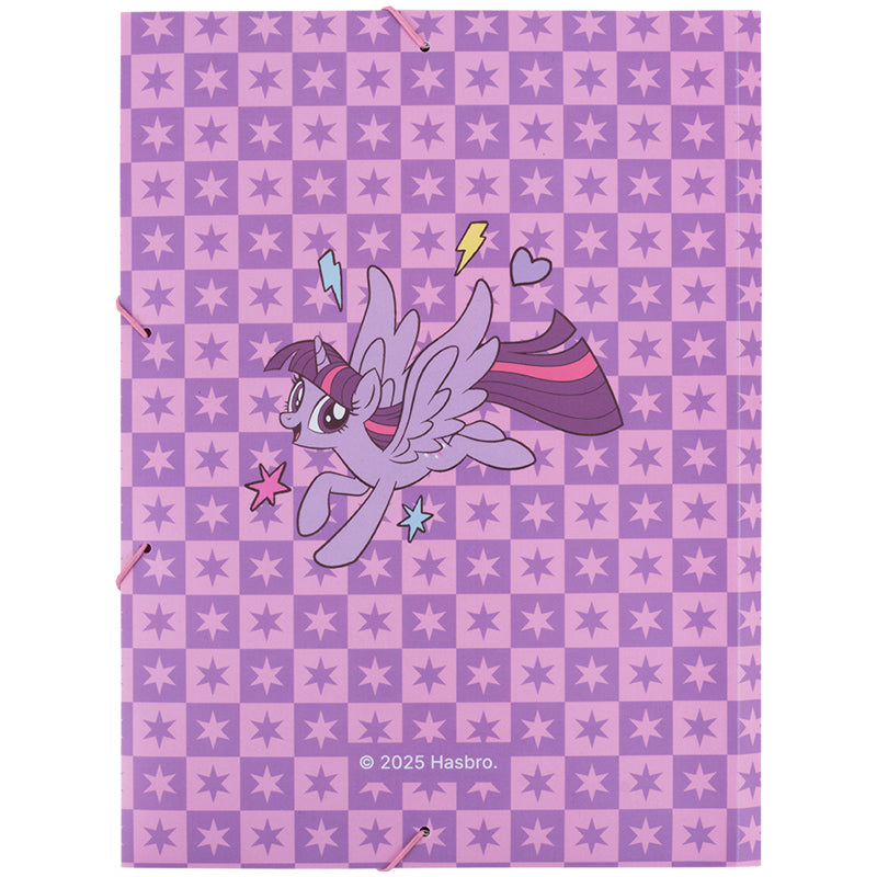 Folder with elastic bands Kite My Little Pony LP25-247, A4