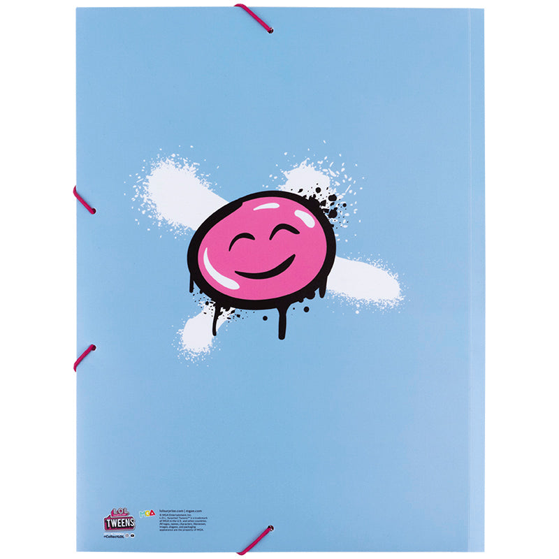 Folder with elastic bands Kite LOL LO25-247, A4