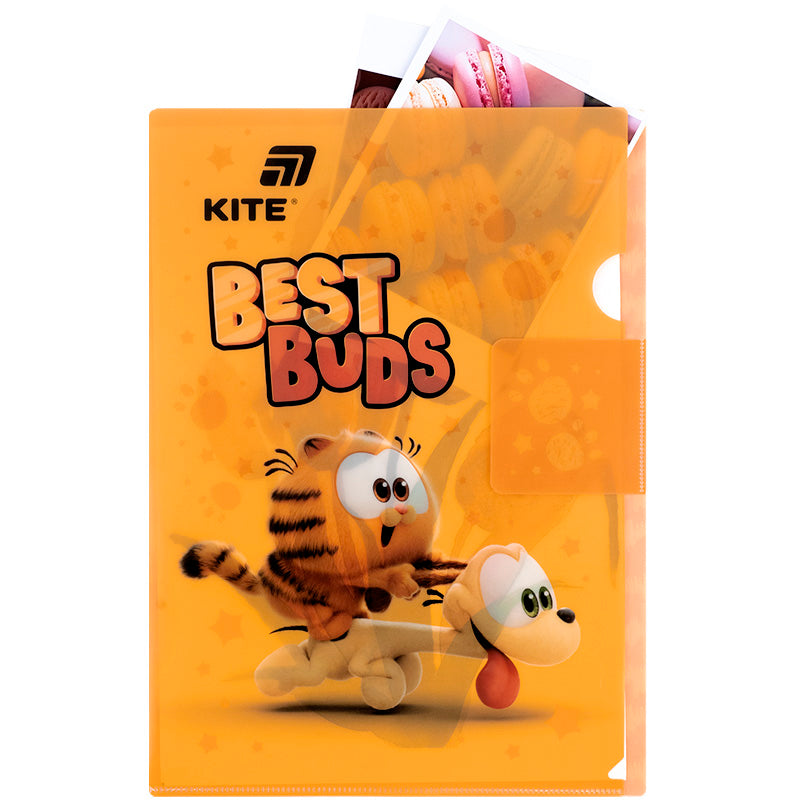L-shape folder with flap Kite Garfield GF25-248-2, A4