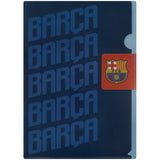 L-shape folder with flap Kite FC Barcelona BC25-248, A4