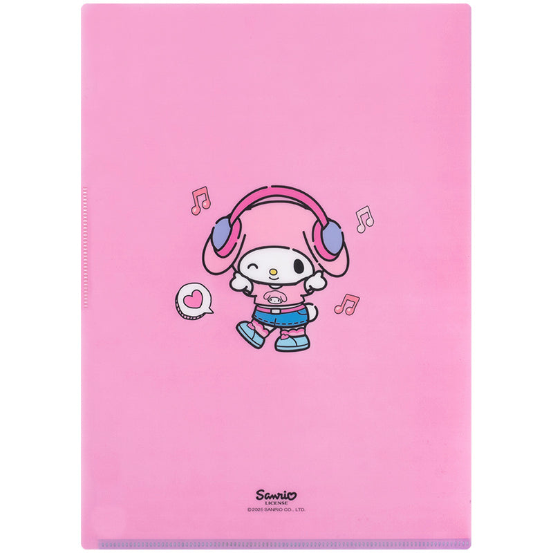 L-shape folder with flap Kite My Melody HK25-248-3, A4
