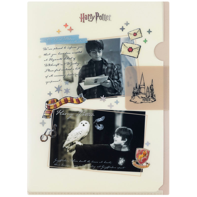 L-shape folder with flap Kite Harry Potter HP25-248-1, A4