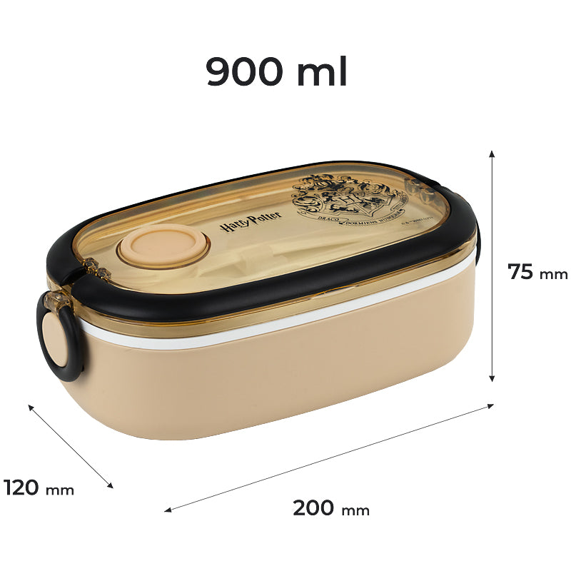 Lunchbox Kite Harry Potter HP25-1180, 900 ml, beige