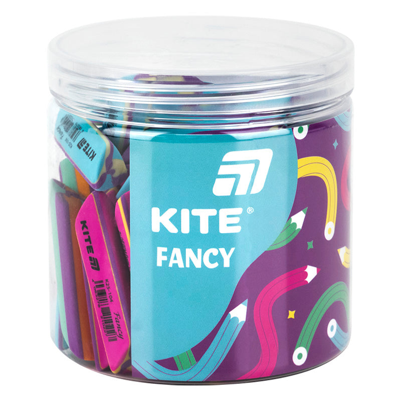 Colored eraser Kite Fancy K25-104, assorted colors