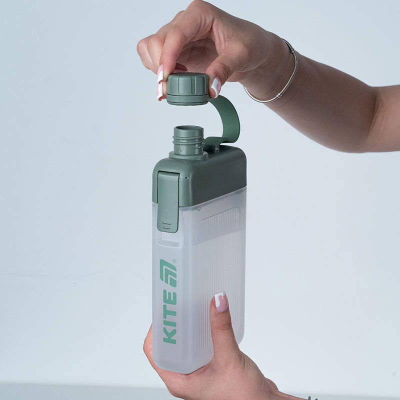 Water bottle K25-1239-3, 450 ml, green