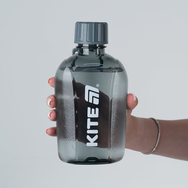Water bottle K25-1240-1, 650 ml, gray