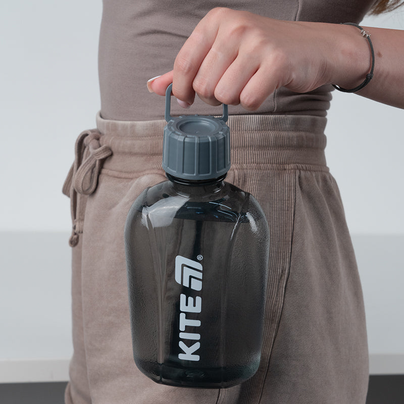 Water bottle K25-1240-1, 650 ml, gray