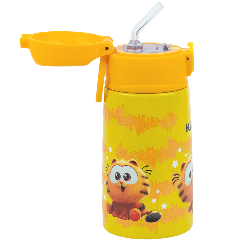 Thermos with a straw GF25-1261 400 ml, Garfield