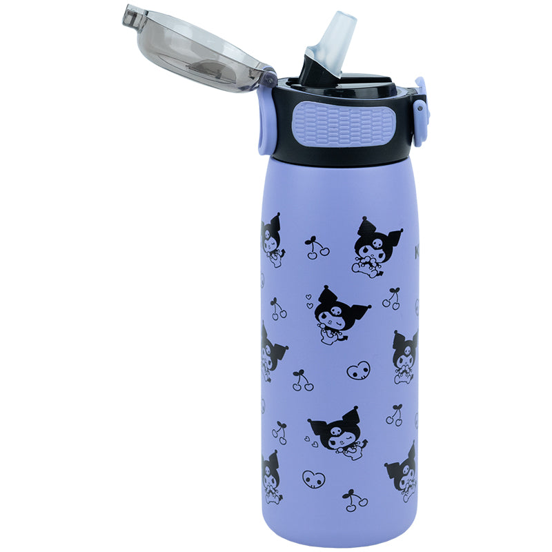 Thermos with straw HK25-1262,  600 ml, Kuromi