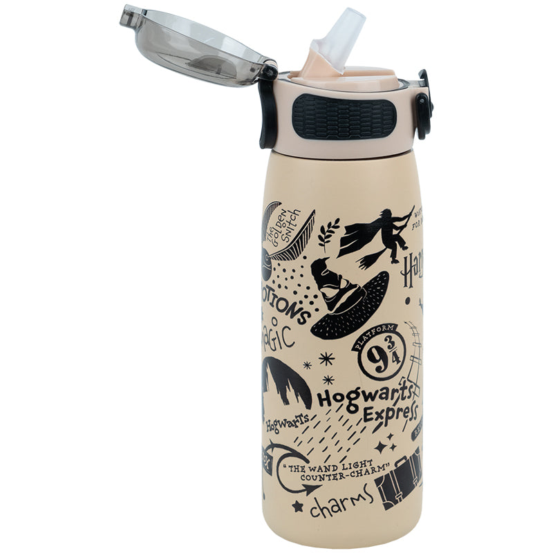 Thermos with straw HP25-1262,  600 ml, Harry Potter