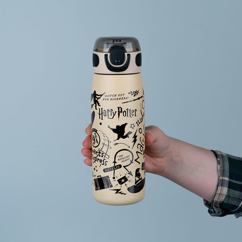 Thermos with straw HP25-1262,  600 ml, Harry Potter