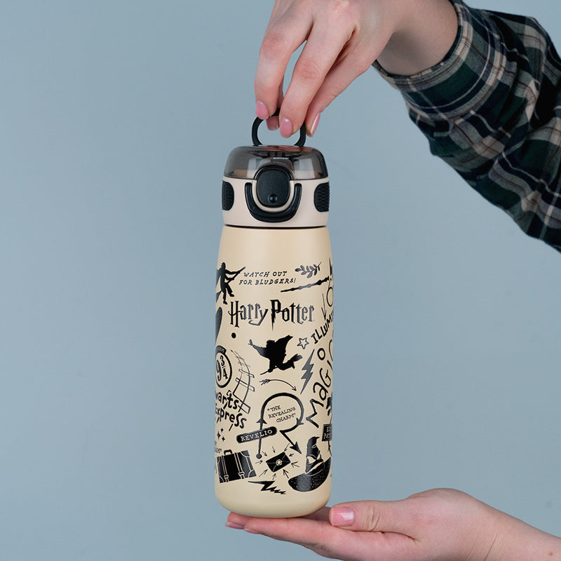 Thermos with straw HP25-1262,  600 ml, Harry Potter