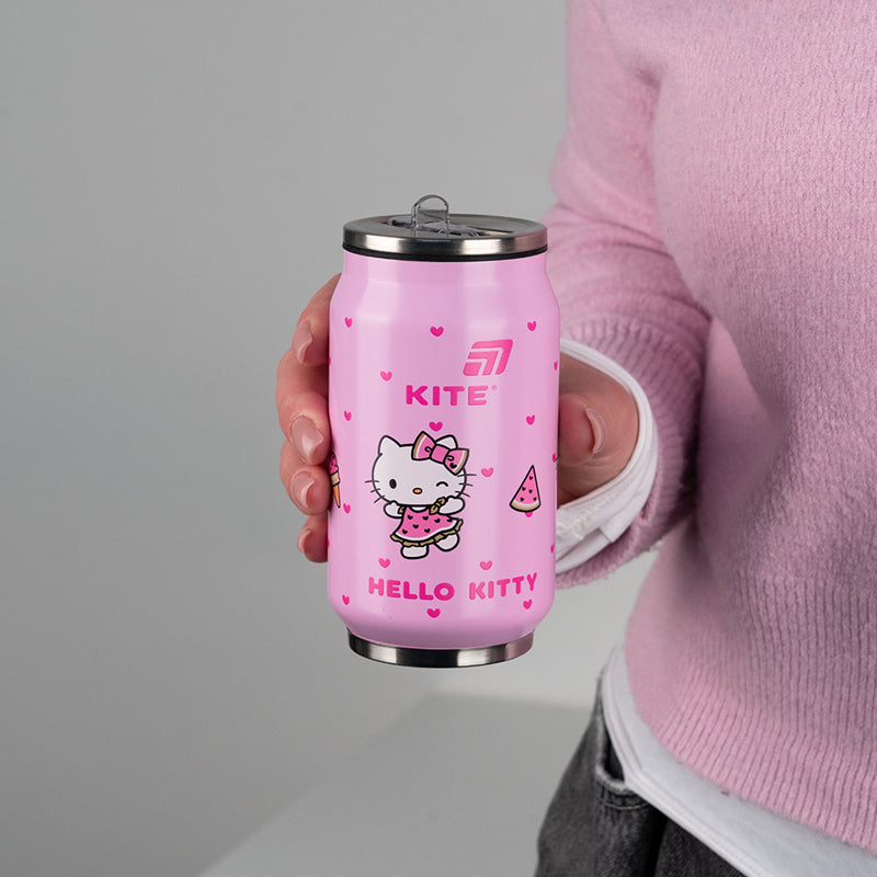 Термочашка з трубочкою Kite Hello Kitty HK25-1263, 350 мл