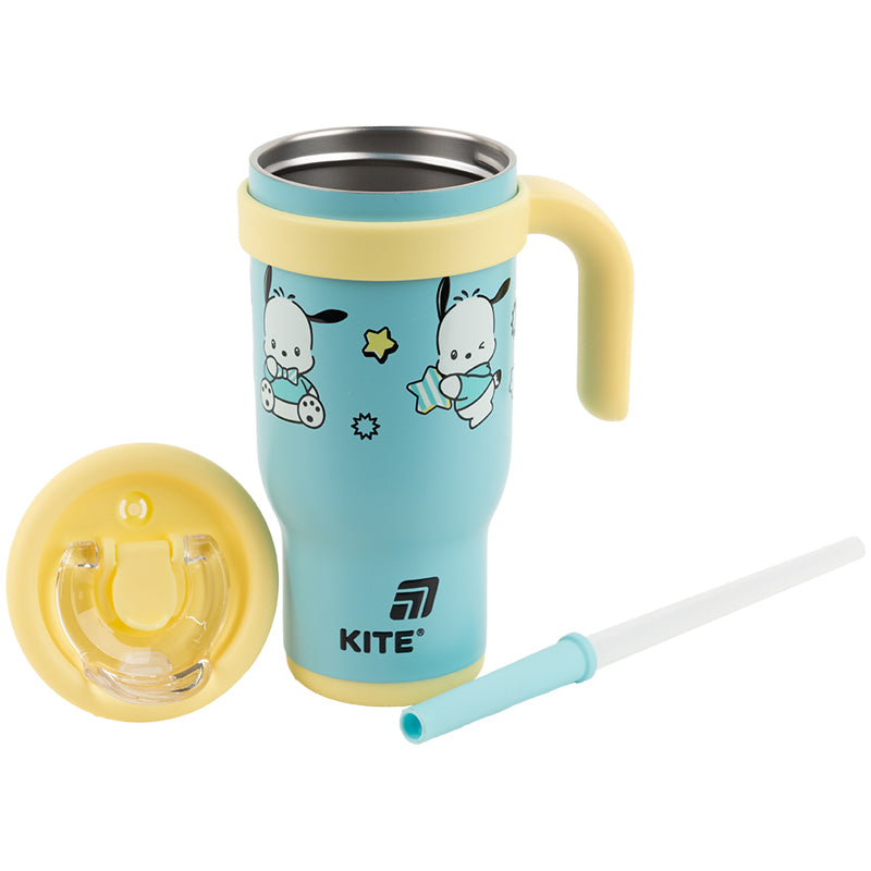Термокружка з трубочкою Kite Pochacco PC25-1266, 530мл