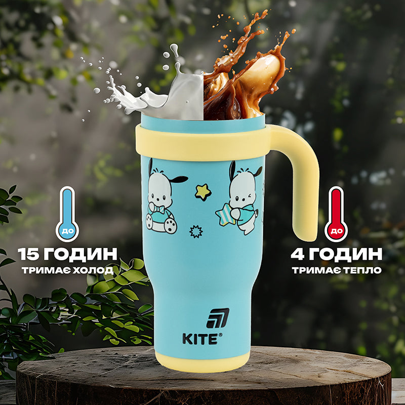 Термокружка з трубочкою Kite Pochacco PC25-1266, 530мл