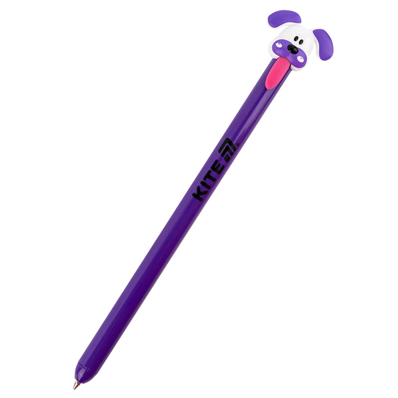 Automatic ballpoint pen Kite K25-028-2 Little puppy, blue