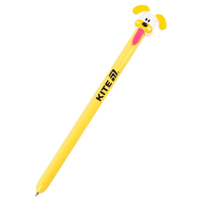 Automatic ballpoint pen Kite K25-028-2 Little puppy, blue