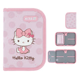 Pencil case without stationery Kite Hello Kitty HK26-621-1, 1 compartment, 1 flap
