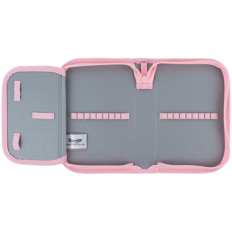 Pencil case without stationery Kite Hello Kitty HK26-621-1, 1 compartment, 1 flap