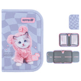 Pencil case without stationery Kite Studio Pets SP26-622, 1 compartment, 2 flap