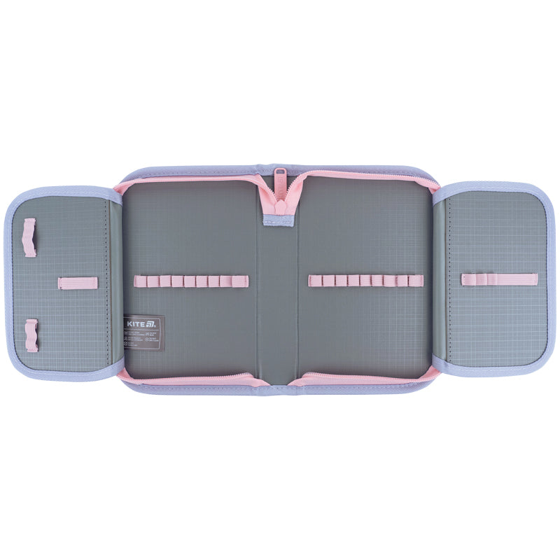 Pencil case without stationery Kite Studio Pets SP26-622, 1 compartment, 2 flap