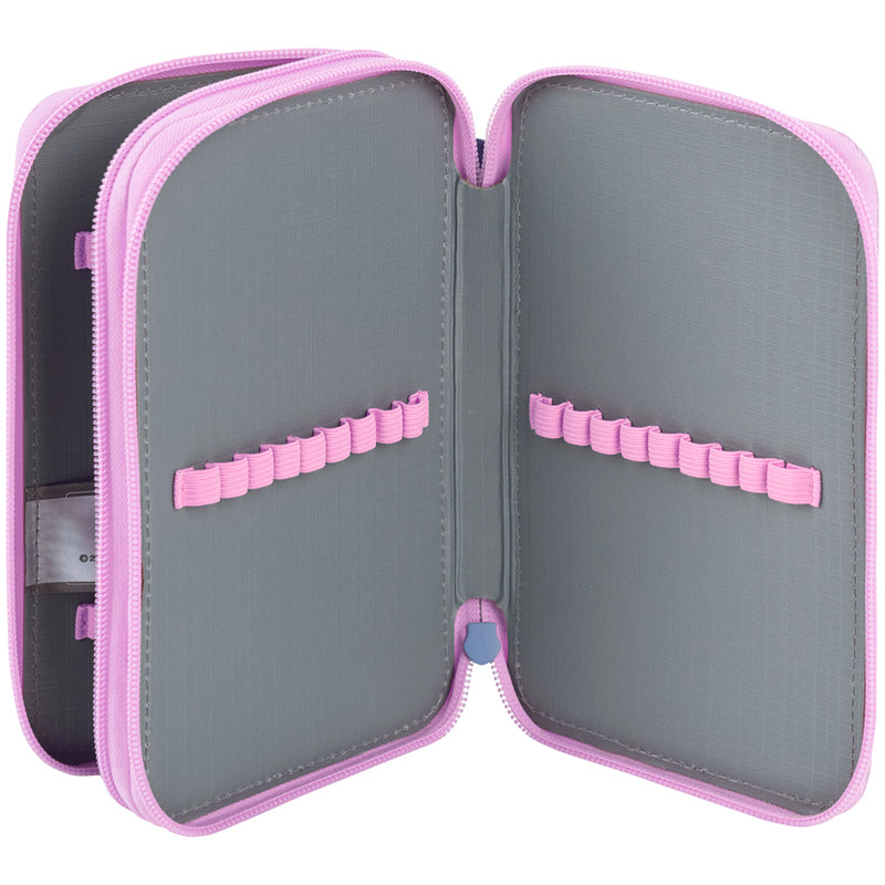 Pencil case without stationery Kite Hello Kitty HK26-623, 2 compartments