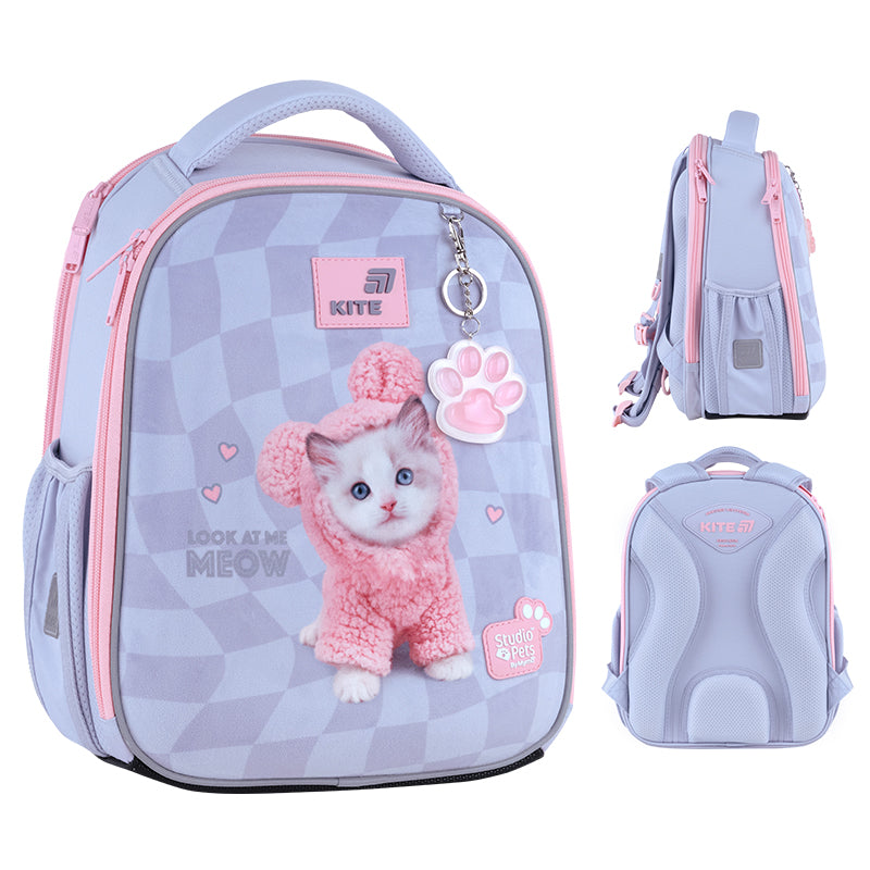 School backpack hard shaped Kite Education Studio Pets SP26-555S